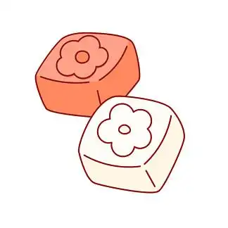 卡通手绘传统糕点米糕 i>线 /i> i>条 /i>插 i>画 /i>矢量装饰元素