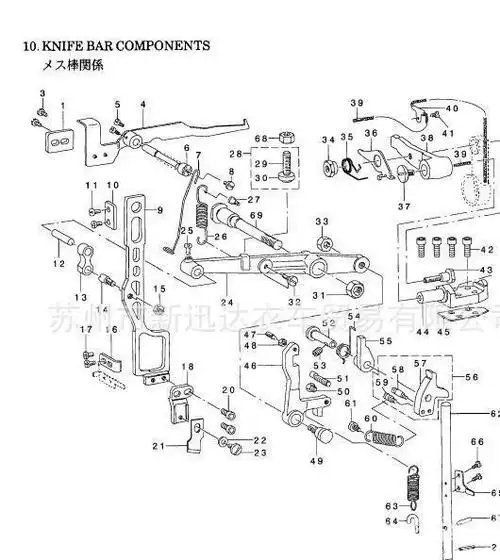juki重机781锁眼机螺钉b2752-781-0a0(原装)