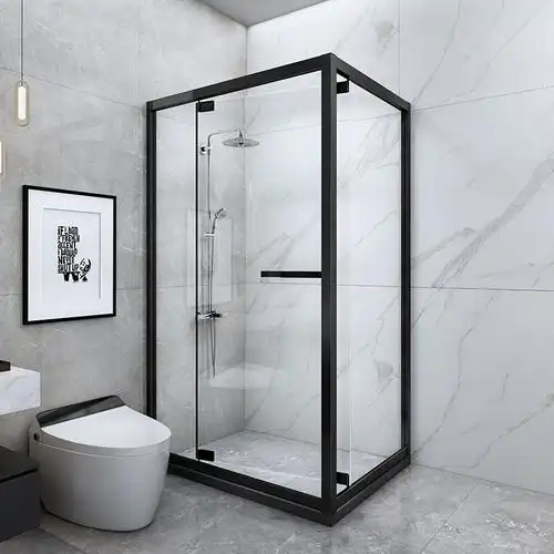 瑝玛长方形折叠门整体淋浴房浴室玻璃干湿分离隔断卫生间沐浴房