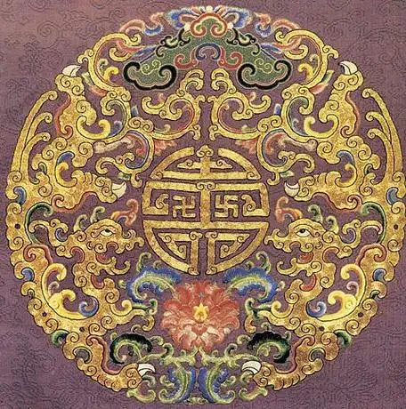 中国古典服装民间刺绣古代龙纹凤纹仙鹤图案传统服饰纹样素材新款