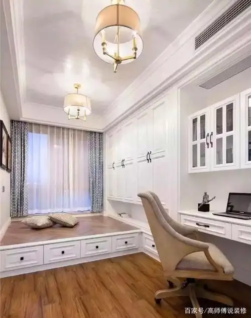 榻榻米 衣柜 书桌的设计效果图,小空间的时尚专属!