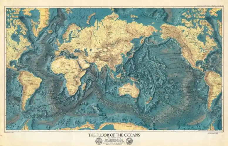 一张世界地图看懂世界地形地貌