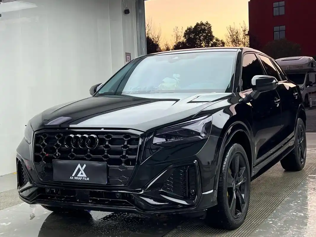 奥迪q2l 这样改黑武士 给我q5都不换 太帅了 奥迪q2l 钢琴黑77轮毂