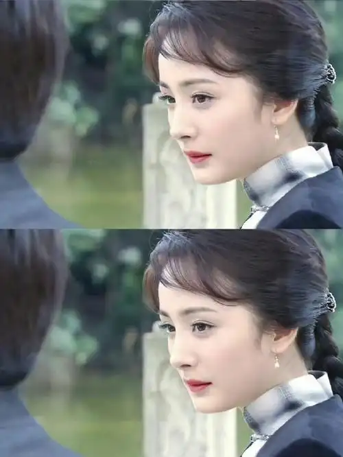 杨幂哈尔滨1944民国风造型##杨幂关雪侧颜