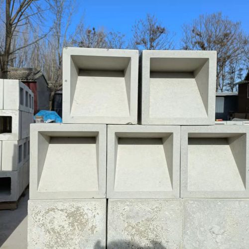 网红水泥空心砖头立体砌墙砖装饰隔断方形镂空单多孔砖别墅庭院