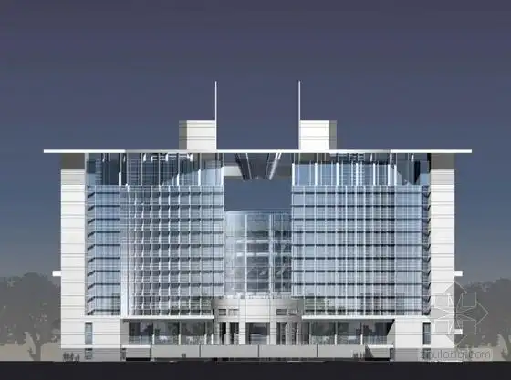 [北京]某五层行政办公楼建筑方案文本