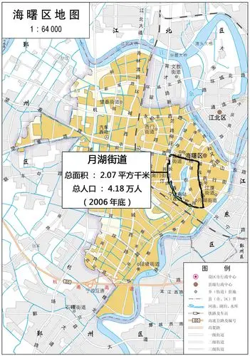 海曙区月湖街道地图全图高清版- 宁波本地宝