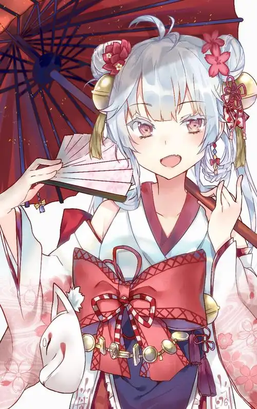 和服美人 二次元 pixiv