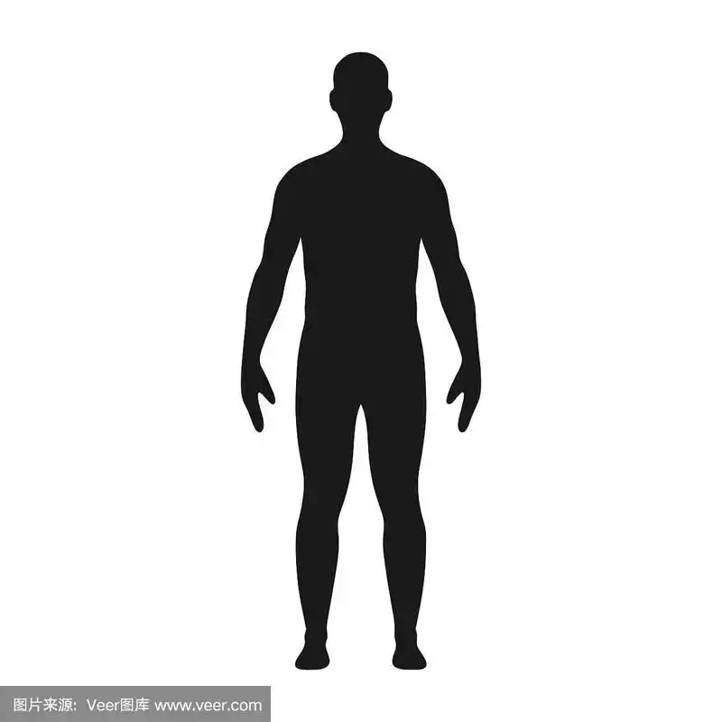 男人剪影男性身体剪影