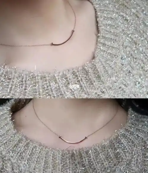 二手奢侈品  #tiffany项链  #玫瑰金项链  #蒂芙尼笑脸项链