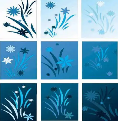 色相九宫格简笔画 简笔画图片大全-普车都