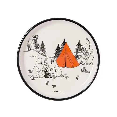授权colabebe芬兰姆明moomin餐具歌妮圆盘方盘长方盘早餐盘正版