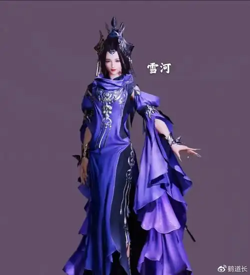 雪河毒姐,稍微回光返照的美工,给毒姐定制了一套冬装,也许那一年五毒