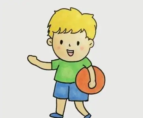 小男孩篮球简笔画图片大全男孩打篮球简笔画怎么画帅气