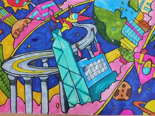 2020年城南学校低碳生活绘画作品获奖作品