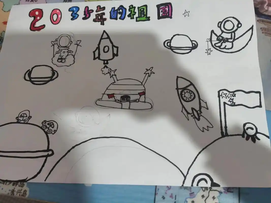 2035年的祖国手抄报