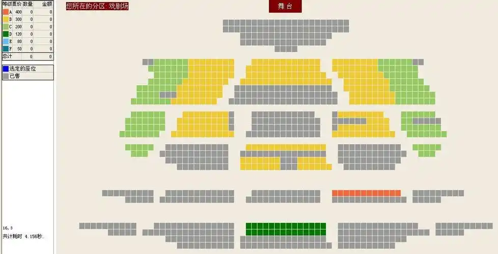 国家大剧院戏剧场座位图