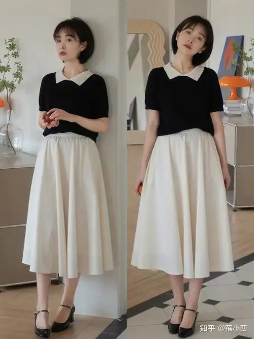 如何将"基础款半身裙"穿出优雅质感?这几点搭配小技巧需早知道