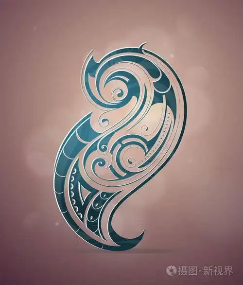 观赏漩涡设计插画-正版商用图片0wcorf-摄图新视界