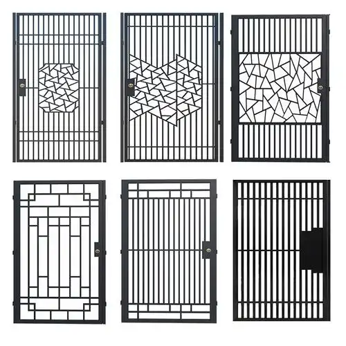 家用铁门庭院门乡村围墙栅栏门户外别墅大门单双开门花园门防盗门