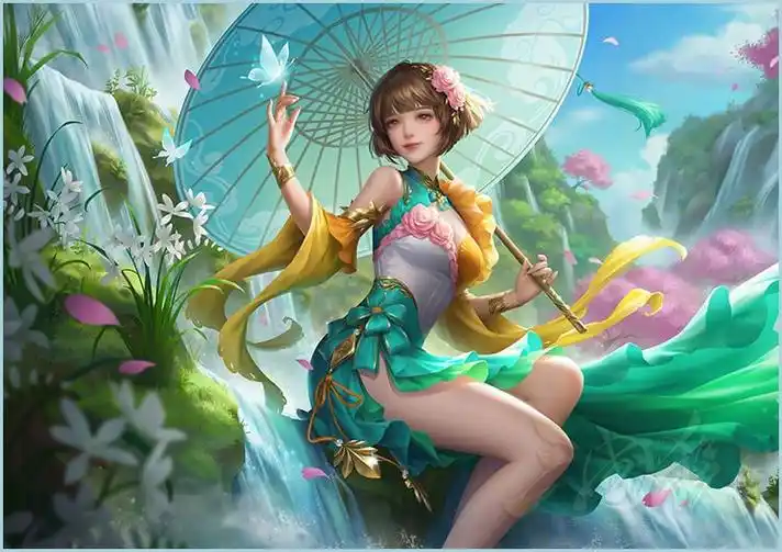 衣垂绿川*大乔 - 三国杀移动版wiki_bwiki_哔哩哔哩