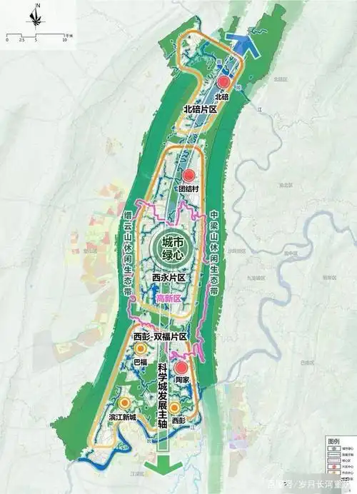 重庆未来最大的科研聚居区和重庆最长的科学大道,未来还有很多期待!