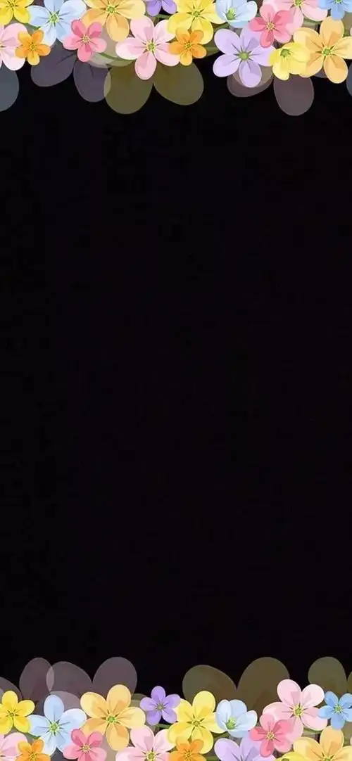 已找到谢谢求这个黑色背景花花的壁纸