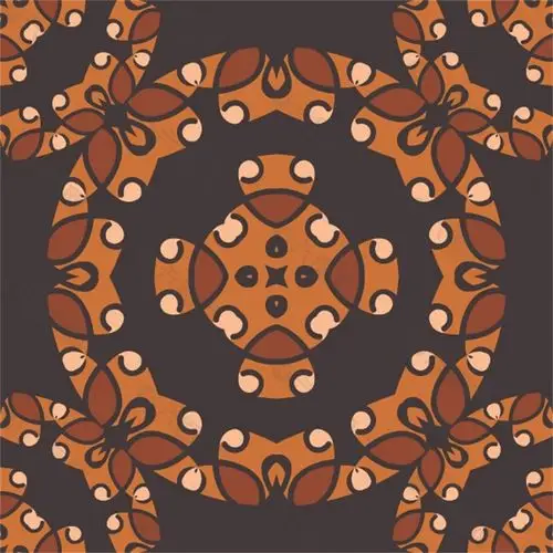 主题是棕黄色图案拼接卡通填充背景矢量素材,编号是8948285,格式是ai