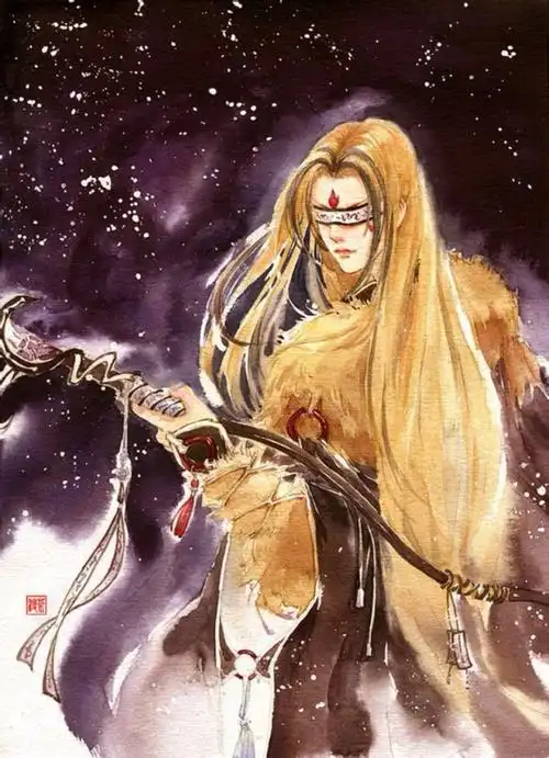 霹雳布袋戏赦生童子 水彩 手绘 古风 画手@漫茶wurihua