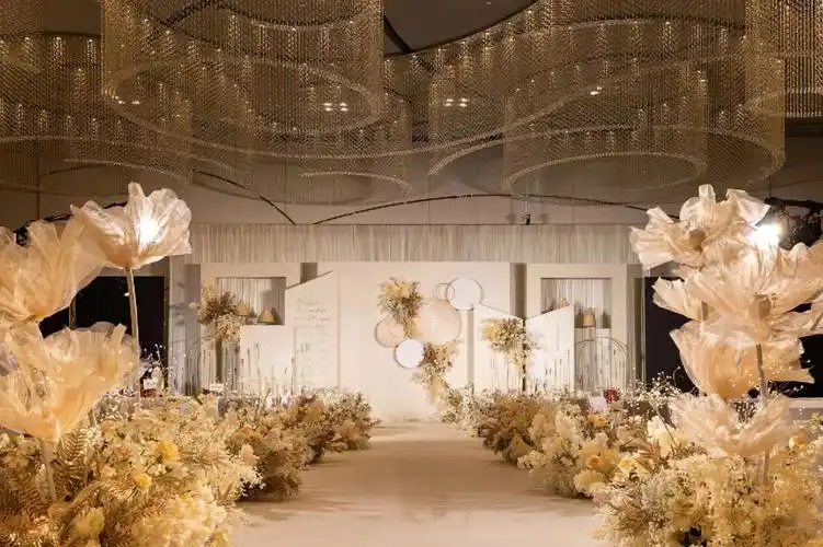 香槟色婚礼布置