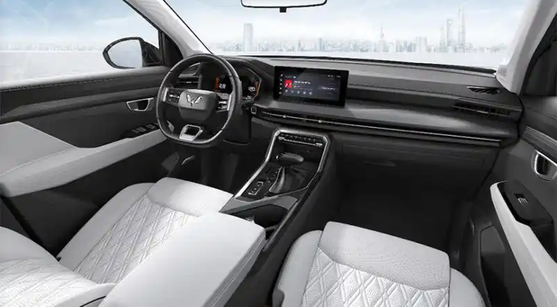 五菱星辰内饰官图正式发布银标首款suv