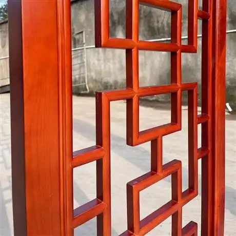 实木窗花中式仿古门窗定制厂家南京木之艺