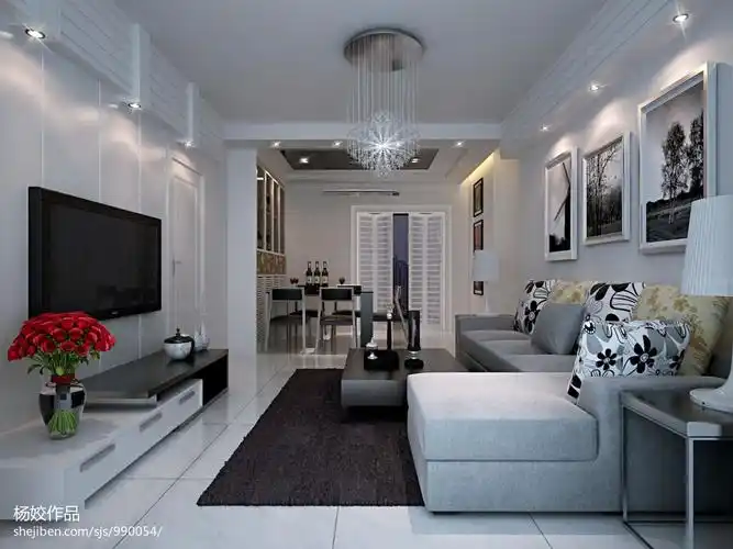 现代客厅_1009419 – 设计本装修效果图