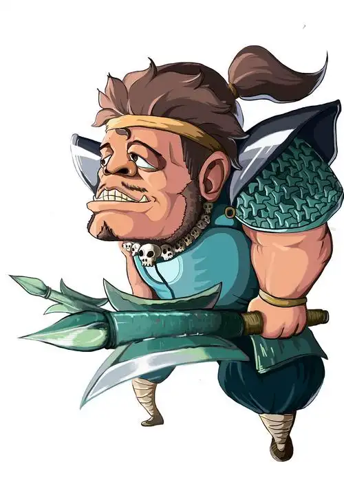 典韦|动漫|肖像漫画|单德文 - 原创作品 - 站酷 (zcool)