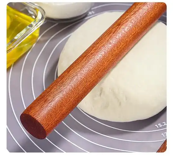 实木擀面杖家用特大号加粗乌檀木擀面棍擀饺子皮神器厨房好物乌檀木