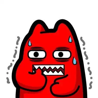 28魔鬼猫表情-咬手指】#半身 紧张 咬手指 流汗 发抖 害怕 ip 动漫