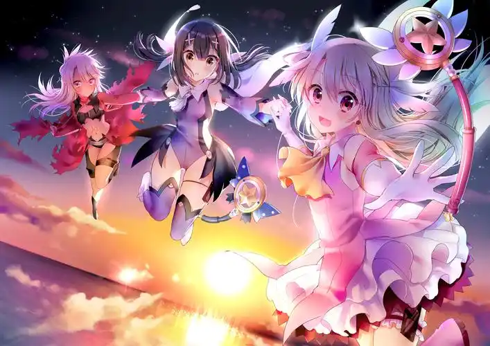 p站美图魔法少女伊莉雅伊莉雅美游克洛伊生日壁纸特辑