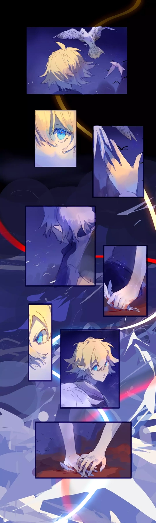 "(意识流小条漫--由于拖了太久了就咕掉了指绘凹凸世界金双金黑金热度