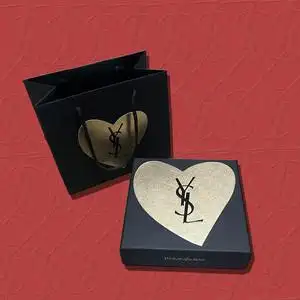 ysl口红礼盒空盒子小金条礼品袋包装爱心空盒子气垫手提纸袋礼盒