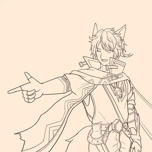 百里守约同人绘画阳光暖男一枪击中你的心