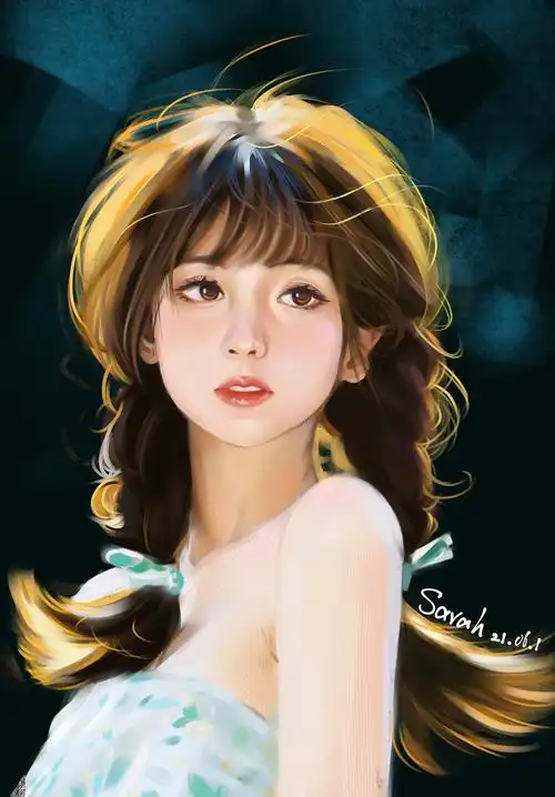 厚涂|插画|艺术插画|蜜桃味小乖_ - 临摹作品 - 站酷 (zcool)