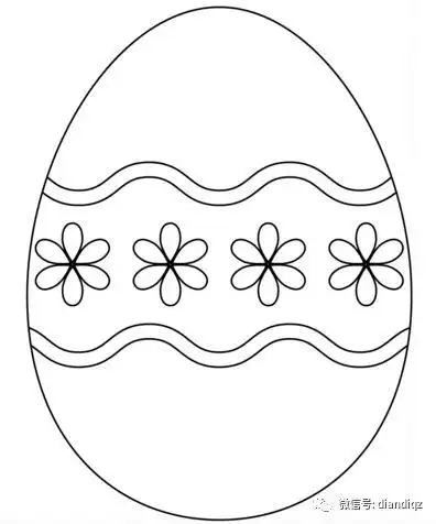 38张复活节彩蛋主题画,让孩子尽情涂色!