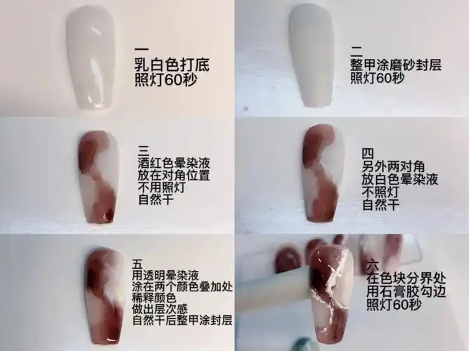 10分钟的晕染美甲春天的美甲来咯~干净通透的晕染美甲教程,这么简单就