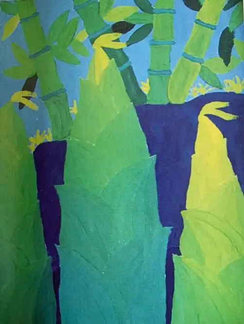 冲教育分集团四年级线上教学美术课《色彩的渐变》 写美篇作业要求