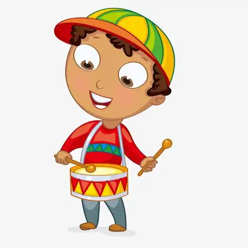 关键词 : 矢量图,男孩,打鼓,卡通,戴帽子,可爱,玩耍,快乐