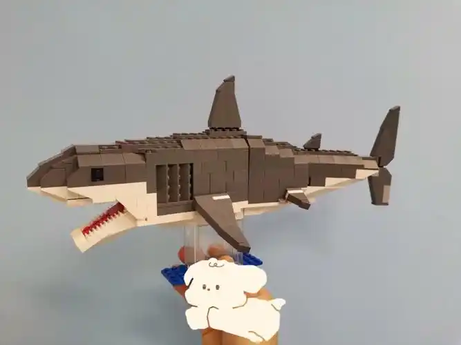 乐高  #乐高moc  #乐高动物  #乐高鲨鱼人  #大白鲨