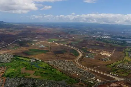 空中俯瞰夏威夷