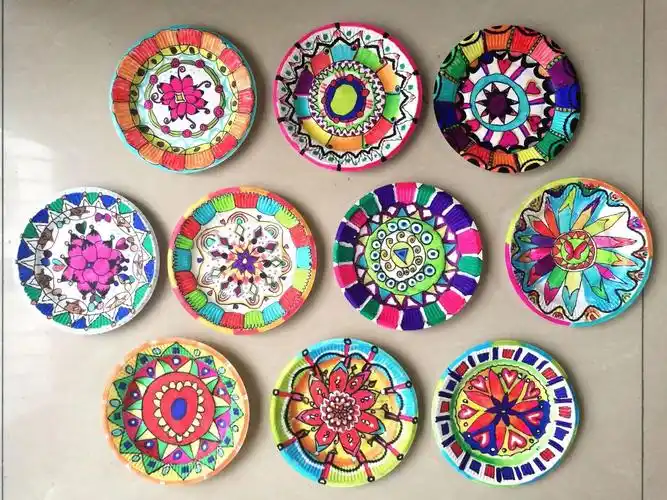 童话大班的作品"创意盘子",每个孩子都有自己独特的想法,在这里,你