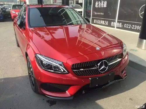 【图】天津大爱红色c200标轴提车_奔驰c级论坛_汽车之家论坛