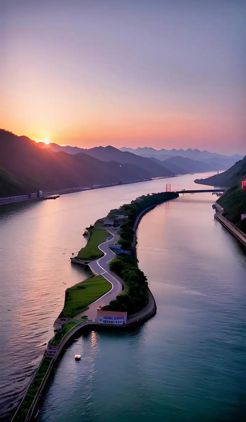 长江,滔滔不绝,澎湃奔腾,源远流长,蜿蜒壮观,波涛汹涌,烟波 - 抖音